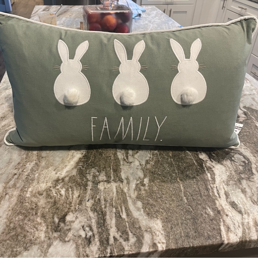 Rae Dunn family pillow